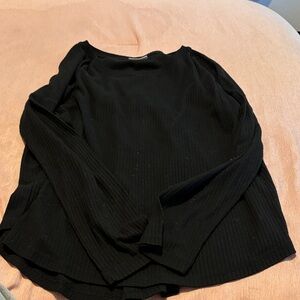 Abound Black Long Sleeve Top